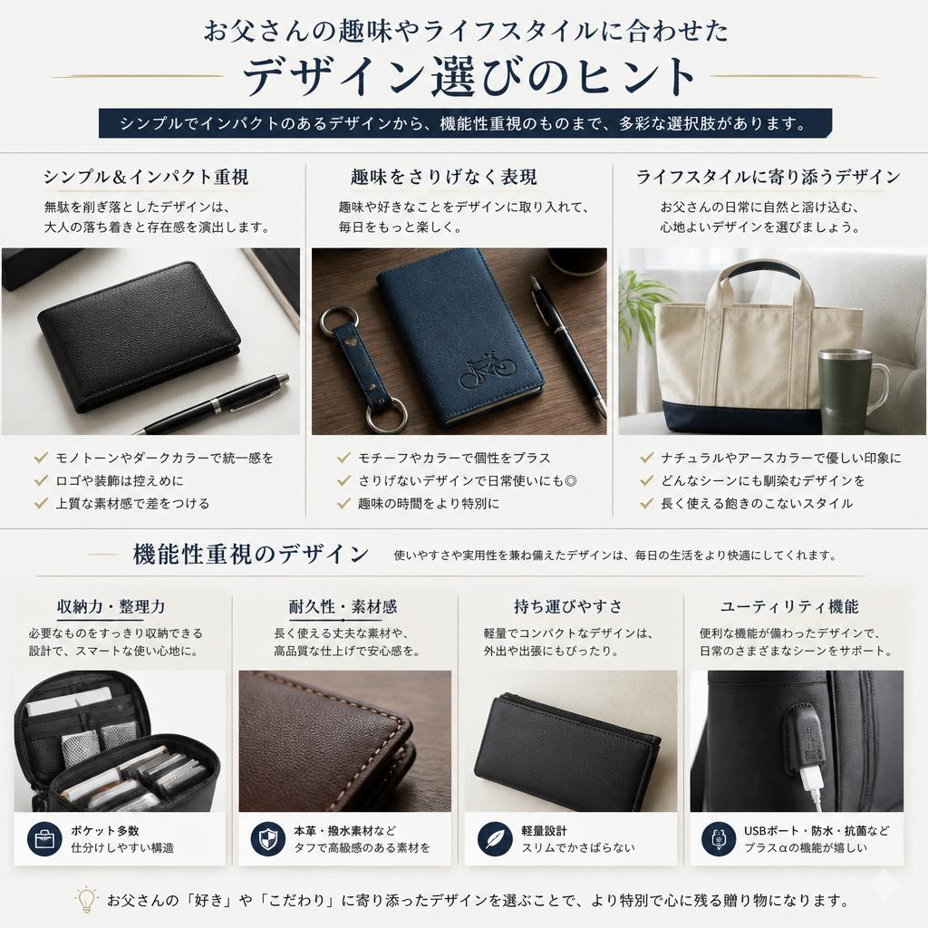 お父さんにぴったりのデザイン提案